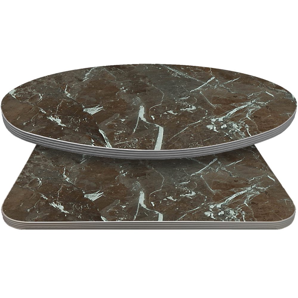 Retro T-Mold Manufactured Table Tops – Pinnacle Mocha Marble Laminate
