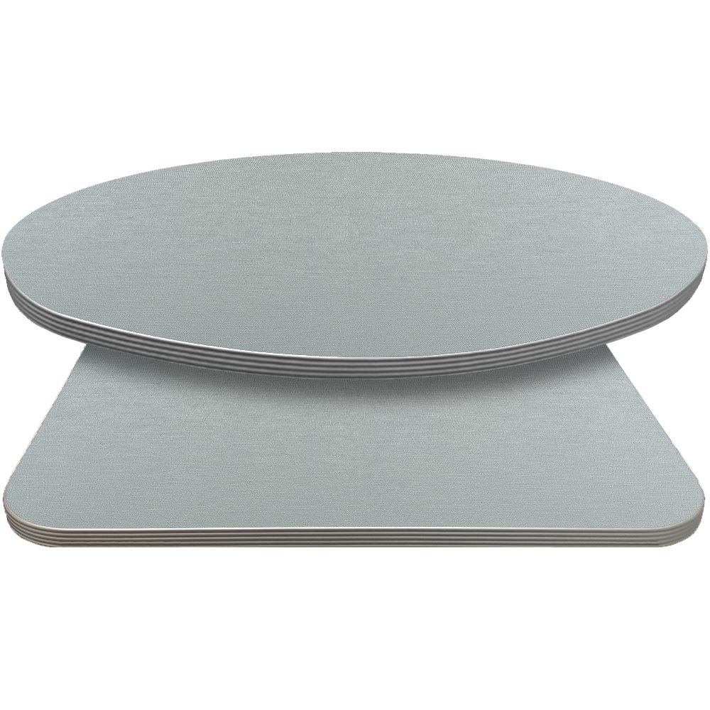 Retro T-Mold Manufactured Table Tops – Pinnacle Gray Washed Tweed Laminate