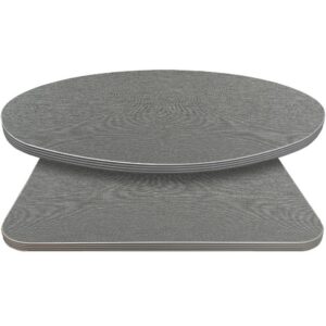 Retro T-Mold Manufactured Table Tops - Pinnacle Gray Tweed Laminate