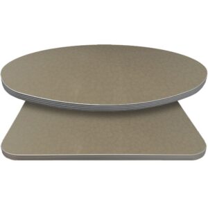 Retro T-Mold Manufactured Table Tops - Pinnacle Biscotti Flora Laminate