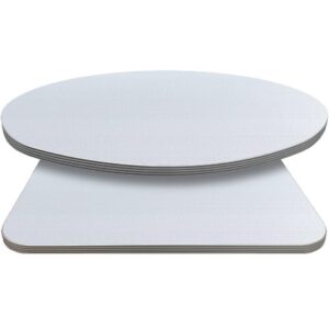 Retro T-Mold Manufactured Table Tops - Pinnacle Light Gray Laminate