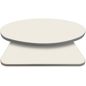 Retro T-Mold Manufactured Table Tops - Pinnacle Ivory Laminate