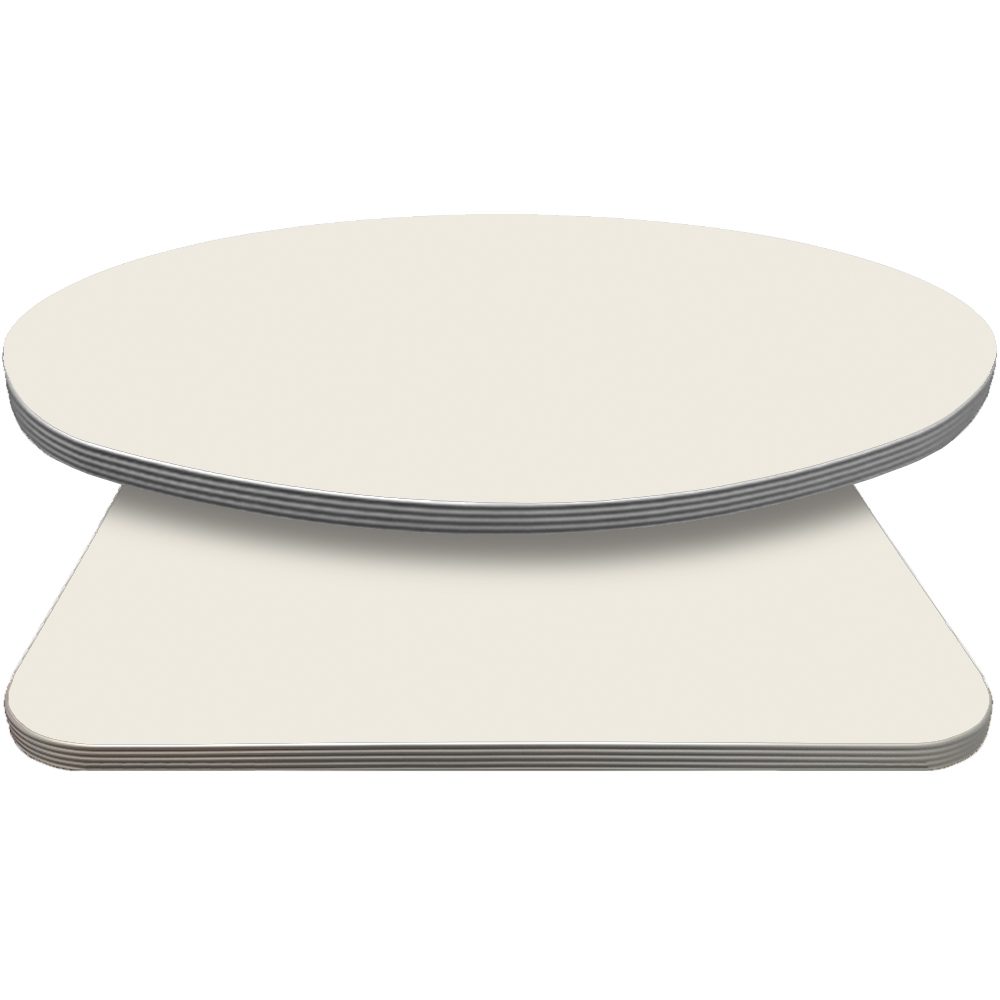 Retro T-Mold Manufactured Table Tops – Pinnacle Ivory Laminate