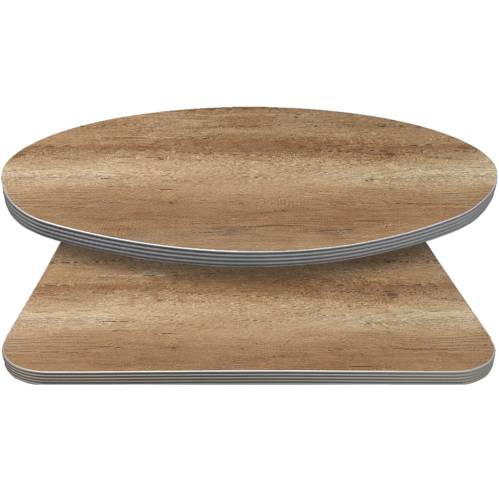 Retro T-Mold Manufactured Table Tops – Pinnacle Vintage Oak Laminate
