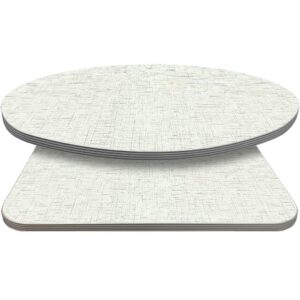 Retro T-Mold Manufactured Table Tops - Pinnacle Heathered Linen Laminate