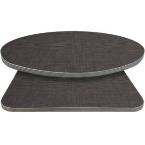 Retro T-Mold Manufactured Table Tops - Pinnacle Graphite Linen Laminate