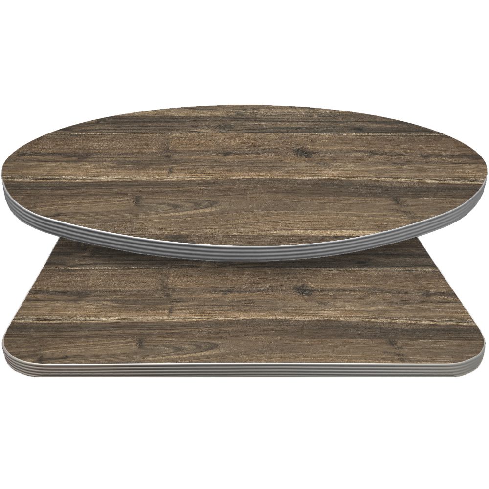 Retro T-Mold Manufactured Table Tops – Pinnacle De Soto Sweetgum Laminate