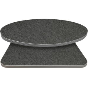 Retro T-Mold Manufactured Table Tops - Pinnacle Charcoal Fiber Laminate