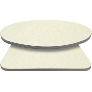 Retro T-Mold Manufactured Table Tops - Pinnacle Arctic Herringbone Laminate