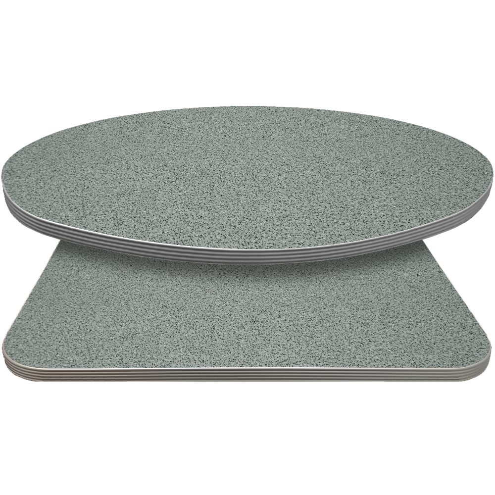 Retro T-Mold Manufactured Table Tops - Pinnacle Gray Galaxy Laminate