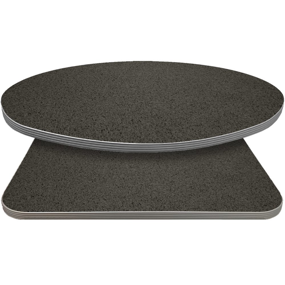 Retro T-Mold Manufactured Table Tops – Pinnacle Black Galaxy Laminate