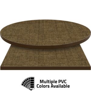 PVC Edge Manufactured Table Tops - 1.25" thickness - Pinnacle Java Twist Laminate