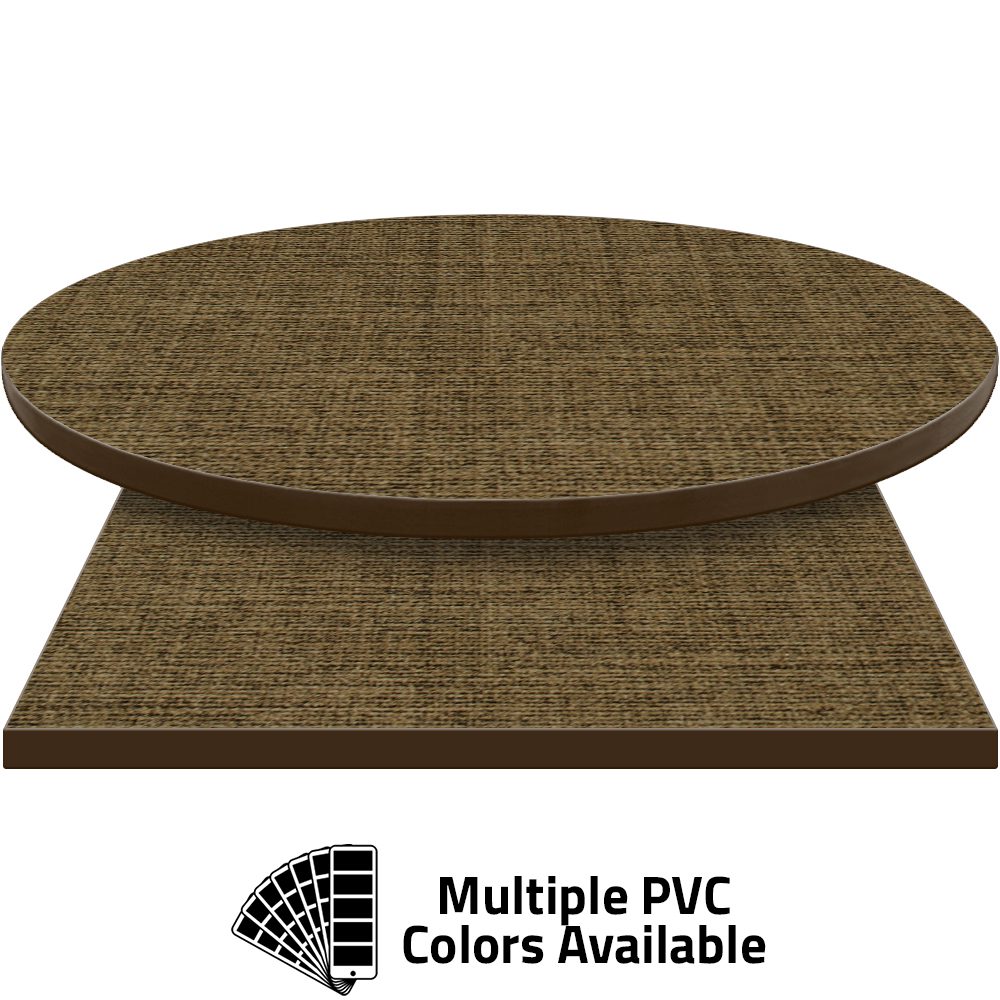 PVC Edge Manufactured Table Tops – 1.25″ thickness – Pinnacle Java Twist Laminate