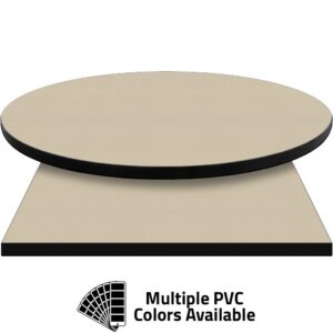 PVC Edge Manufactured Table Tops - 1.25" thickness - Pinnacle Beige Laminate