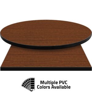 PVC Edge Manufactured Table Tops - 1.25" thickness - Pinnacle Montezuma Cypress Laminate