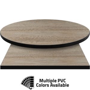 PVC Edge Manufactured Table Tops - 1.25" thickness - Pinnacle Canyon Elm Laminate