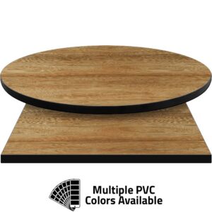 PVC Edge Manufactured Table Tops - 1.25" thickness - Pinnacle Century Elm Laminate