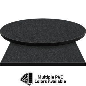 PVC Edge Manufactured Table Tops - 1.25" thickness - Pinnacle Gray Pearl Laminate