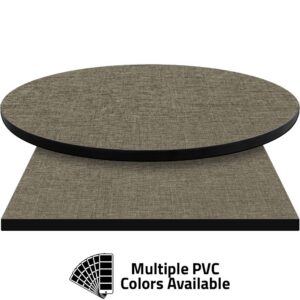 PVC Edge Manufactured Table Tops - 1.25" thickness - Pinnacle Khadim Twist Laminate