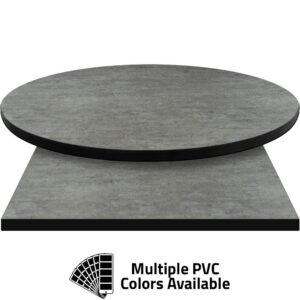 PVC Edge Manufactured Table Tops - 1.25" thickness - Pinnacle Brooklyn Light Laminate
