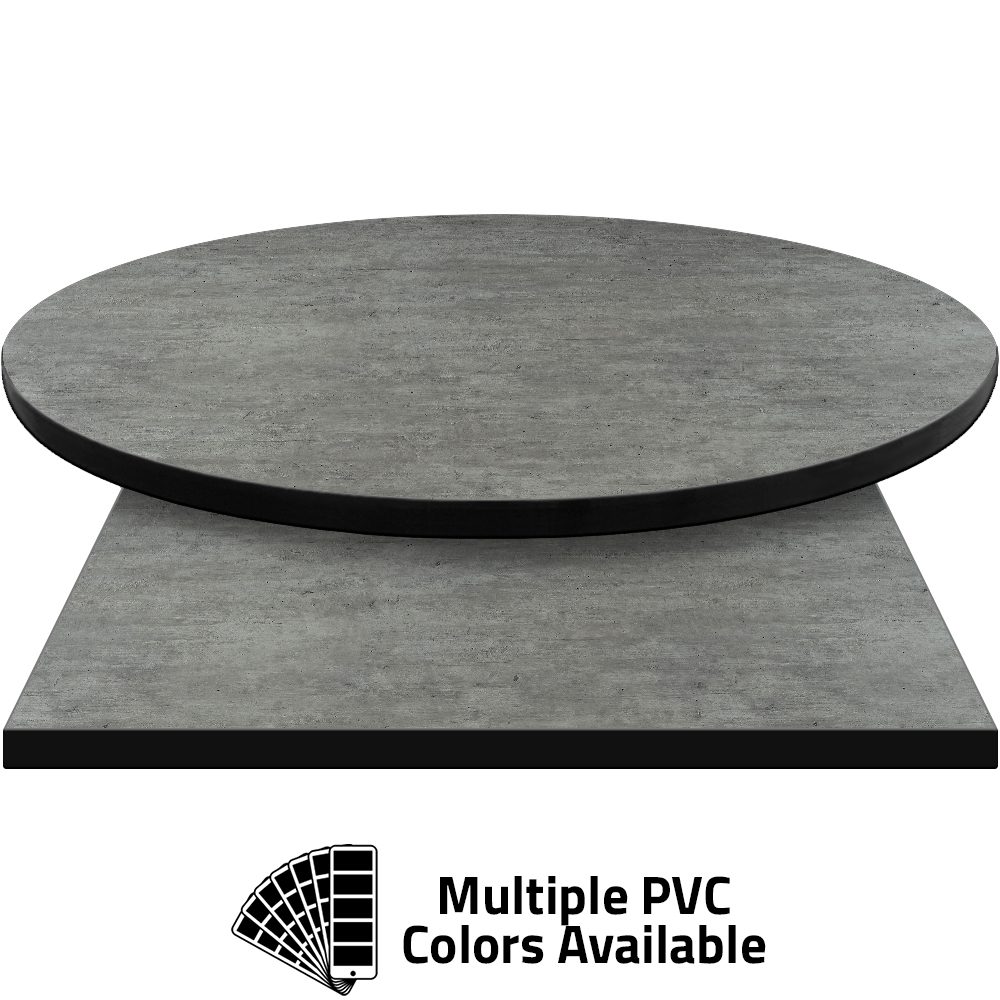 PVC Edge Manufactured Table Tops – 1.25″ thickness – Pinnacle Brooklyn Light Laminate