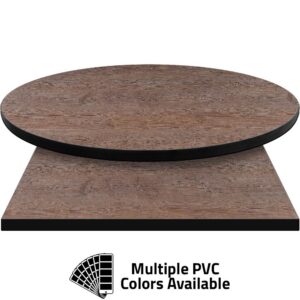 PVC Edge Manufactured Table Tops - 1.25" thickness - Pinnacle Canyon Pine Laminate