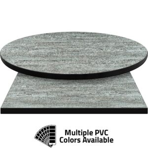 PVC Edge Manufactured Table Tops - 1.25" thickness - Pinnacle Montpelier Laminate