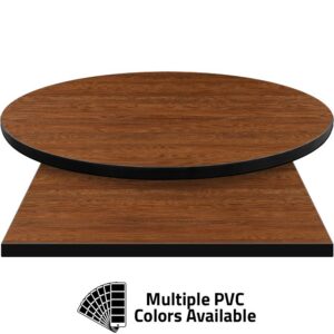 PVC Edge Manufactured Table Tops - 1.25" thickness - Pinnacle Sumatra Teak Laminate