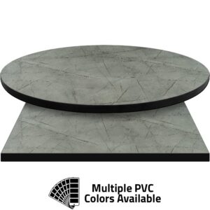 PVC Edge Manufactured Table Tops - 1.25" thickness - Pinnacle Copper Slate Laminate