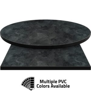 PVC Edge Manufactured Table Tops - 1.25" thickness - Pinnacle Mandu Slate Laminate