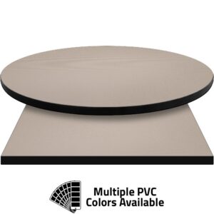 PVC Edge Manufactured Table Tops - 1.25" thickness - Pinnacle Beige Diamond Laminate