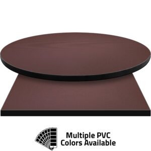PVC Edge Manufactured Table Tops - 1.25" thickness - Pinnacle Mauve Diamond Laminate