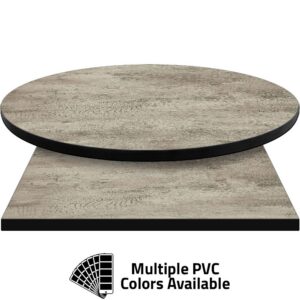 PVC Edge Manufactured Table Tops - 1.25" thickness - Pinnacle Shawnee Beech Laminate