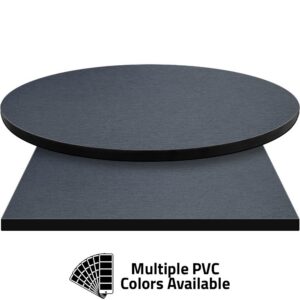 PVC Edge Manufactured Table Tops - 1.25" thickness - Pinnacle Denim Tweed Laminate