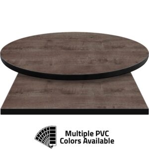 PVC Edge Manufactured Table Tops - 1.25" thickness - Pinnacle White River Birch Laminate