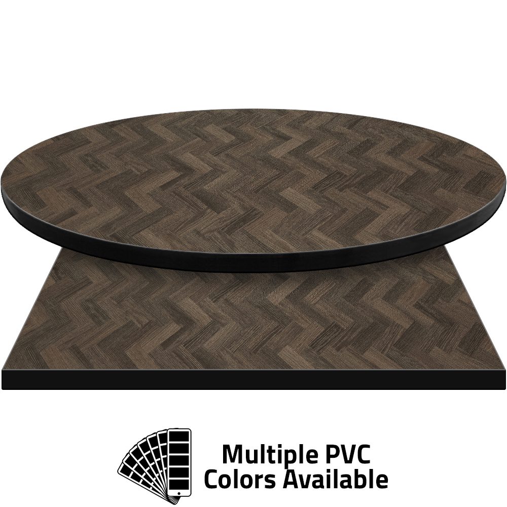 PVC Edge Manufactured Table Tops – 1.25″ thickness – Pinnacle Engelmann Spruce Laminate