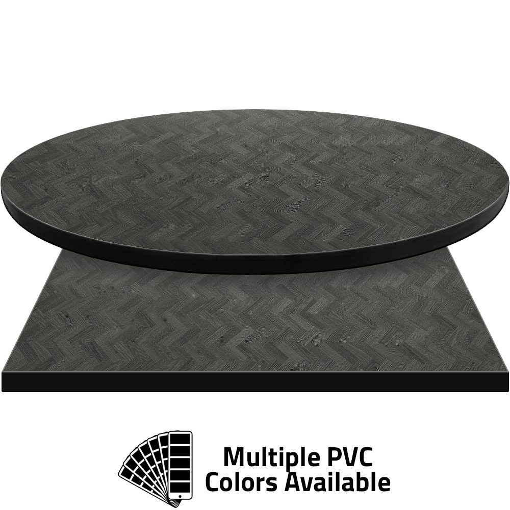 PVC Edge Manufactured Table Tops – 1.25″ thickness – Pinnacle Oconee Hickory Laminate