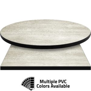 PVC Edge Manufactured Table Tops - 1.25" thickness - Pinnacle Olympic Hemlock Laminate