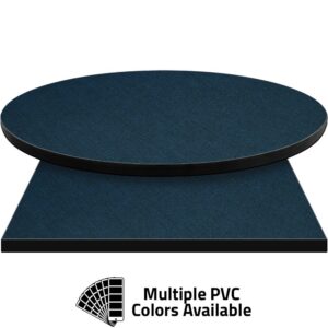 PVC Edge Manufactured Table Tops - 1.25" thickness - Pinnacle Royal Fiber Laminate