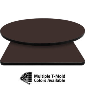 T-Mold Manufactured Table Tops - Pinnacle Coffee Laminate