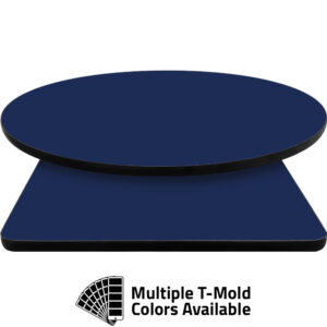 T-Mold Manufactured Table Tops - Pinnacle Royal Blue Laminate
