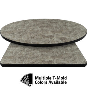T-Mold Manufactured Table Tops - Pinnacle Flint Stone Laminate