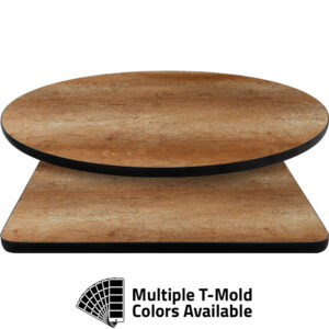 T-Mold Manufactured Table Tops - Pinnacle Monument Oak Laminate