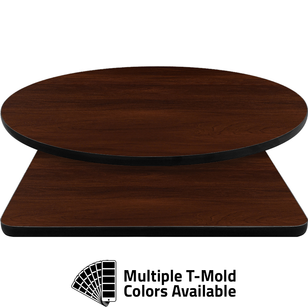 T-Mold Manufactured Table Tops – Pinnacle Pure Walnut Laminate