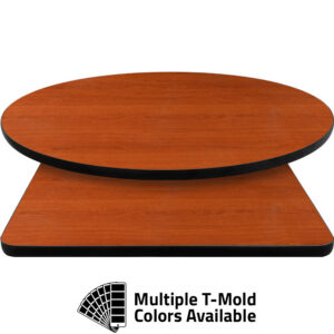 T-Mold Manufactured Table Tops - Pinnacle Oxford Cherry Laminate