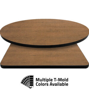 T-Mold Manufactured Table Tops - Pinnacle Brick Oak Laminate