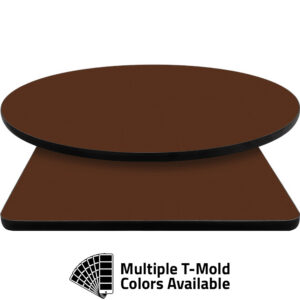 T-Mold Manufactured Table Tops - Pinnacle Brownie Laminate
