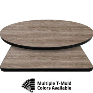 T-Mold Manufactured Table Tops - Pinnacle Potent Ash Laminate