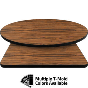 T-Mold Manufactured Table Tops - Pinnacle Rio Rose Laminate