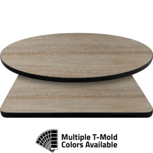 T-Mold Manufactured Table Tops - Pinnacle Canyon Elm Laminate